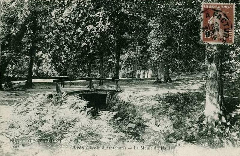 Carte postale ancienne Arès - la Meule du Hant
