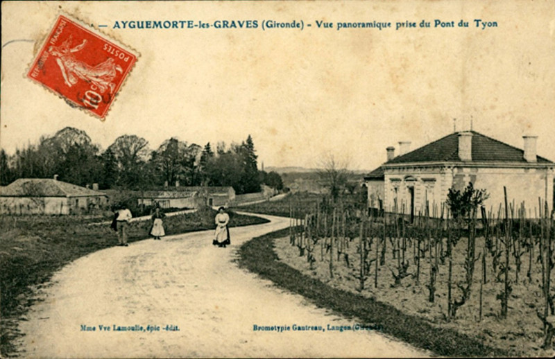 Carte postale ancienne Ayguemorte-les-Graves - vue générale 3