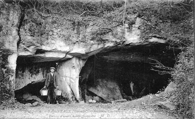 Carte postale ancienne Baigneaux - ancienne carrière