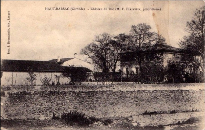 Carte postale ancienne Barsac - château du Roc 5