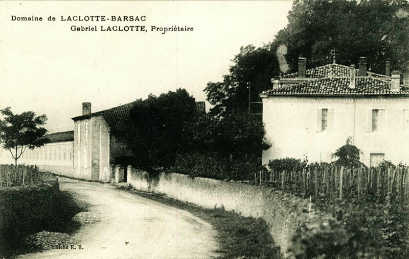 Carte postale ancienne Barsac - Domaine de La Clotte 2