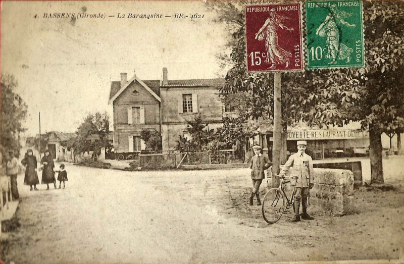 Carte postale ancienne Bassens - La Baranquine