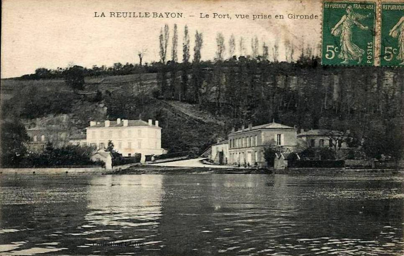 Carte postale ancienne Bayon - La Reuille Port 1