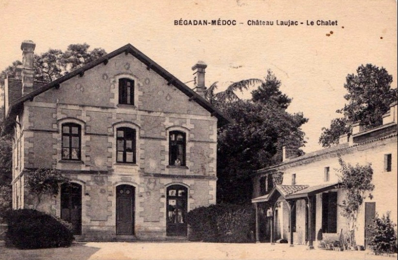 Carte postale ancienne Bégadan - château Laujac 5