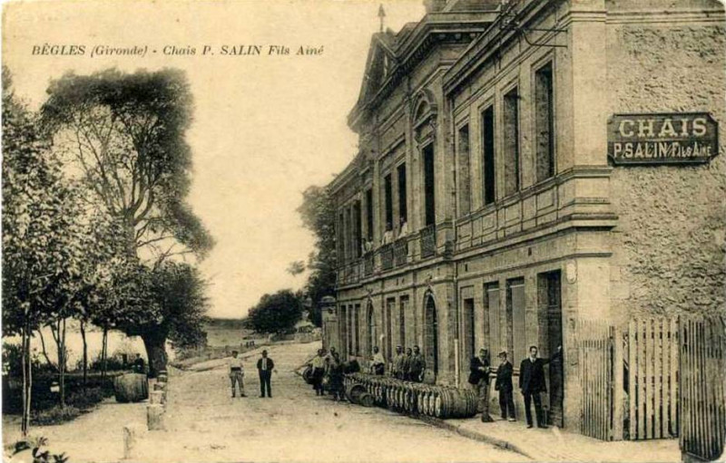 Carte postale ancienne Bègles - Chais de P. Salin 2