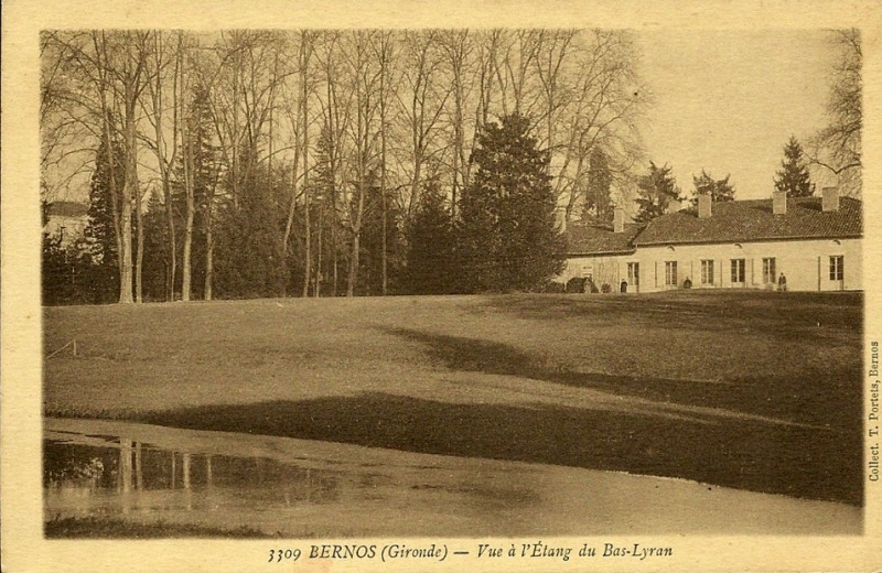 Carte postale ancienne Beaulac-Bernos - bas-Lyran
