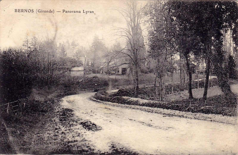 Carte postale ancienne Beaulac-Bernos - Lyran