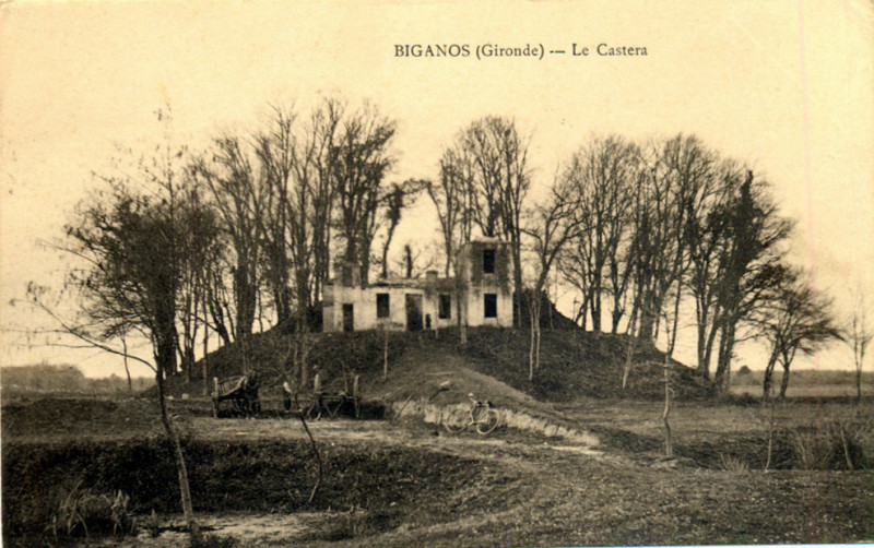 Carte postale ancienne Biganos - Le Castera