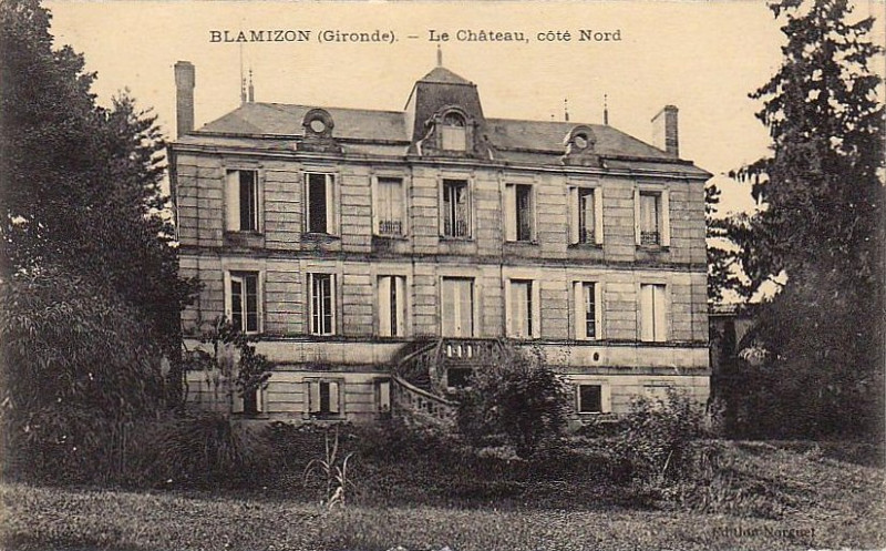 Carte postale ancienne Blasimon - le château 1