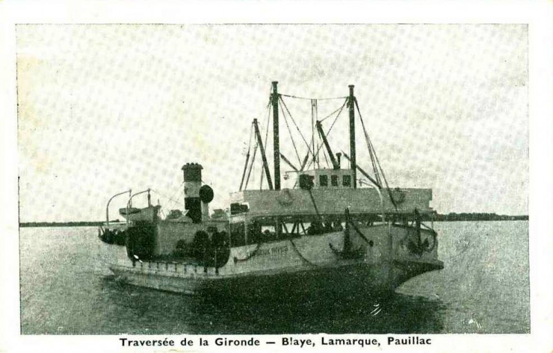 Carte postale ancienne Blaye - Bac 11