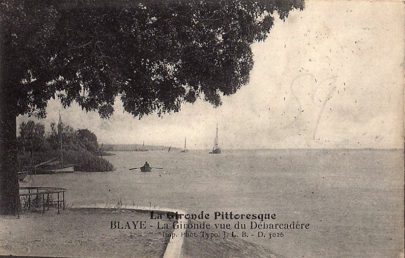 Carte postale ancienne Blaye - Estuaire 4