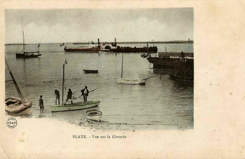Carte postale ancienne Blaye - Estuaire 5
