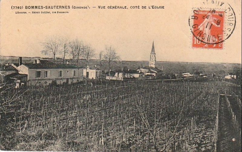 Carte postale ancienne Bommes - vue générale 1
