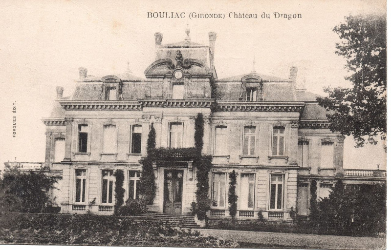 Carte postale ancienne Bouliac Château du Dragon 3