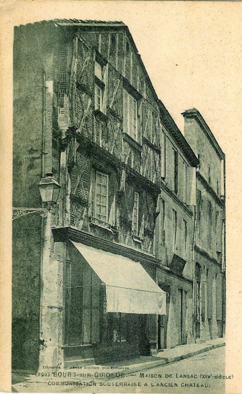 Carte postale ancienne Bourg - rue Valentin-Bernard 1