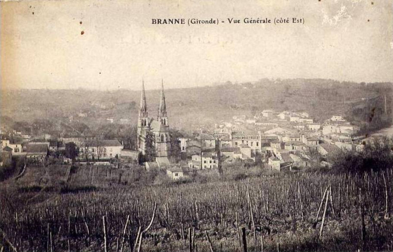 Carte postale ancienne Branne - vue générale 3