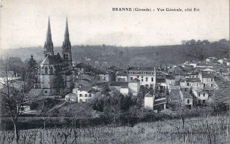 Carte postale ancienne Branne - vue générale 4