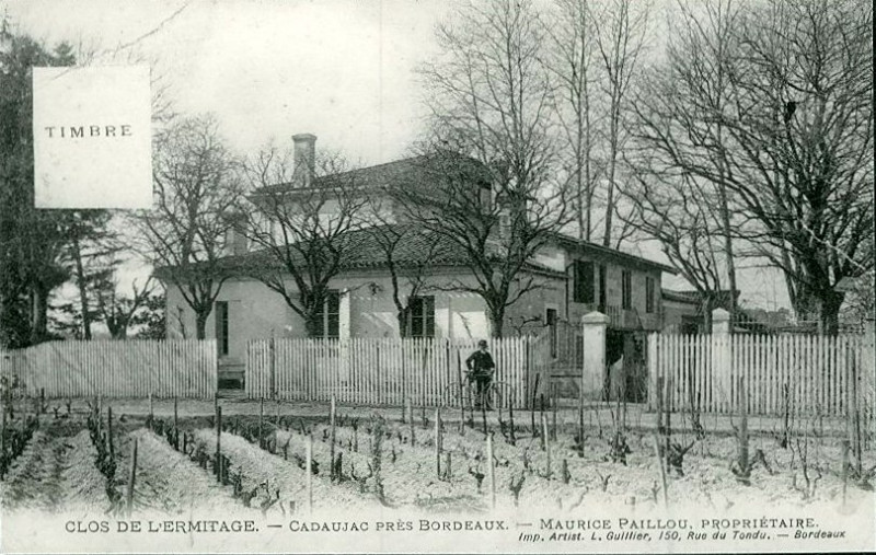 Carte postale ancienne Cadaujac Clos de l'Ermitage
