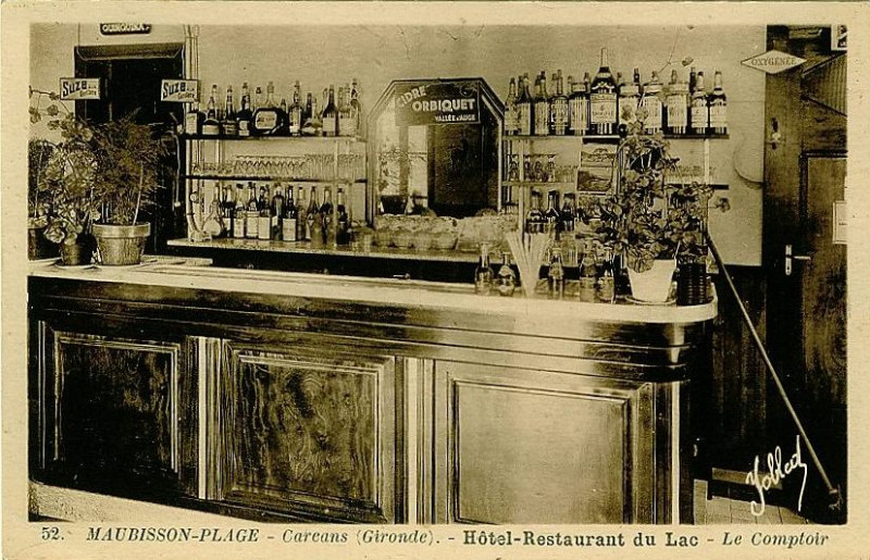 Carte postale ancienne Carcans - Hôtel du lac