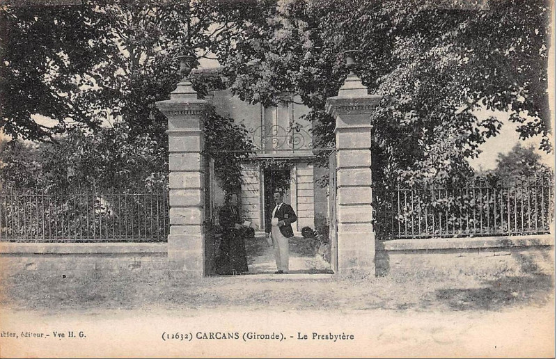 Carte postale ancienne Carcans - Presbytère