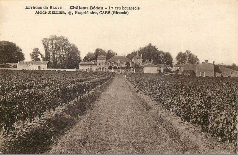 Carte postale ancienne Cars - château Bédou