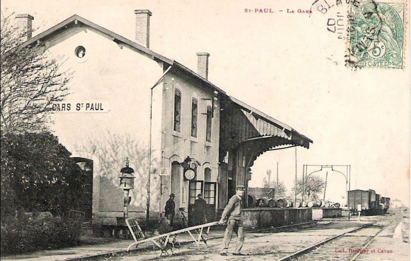 Carte postale ancienne Cars - Gare 2