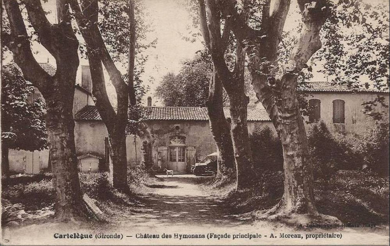 Carte postale ancienne Cartelègue - château des hymonans
