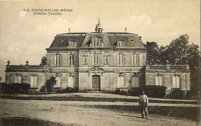 Carte postale ancienne Castelnau-de-Médoc - château Fouréau