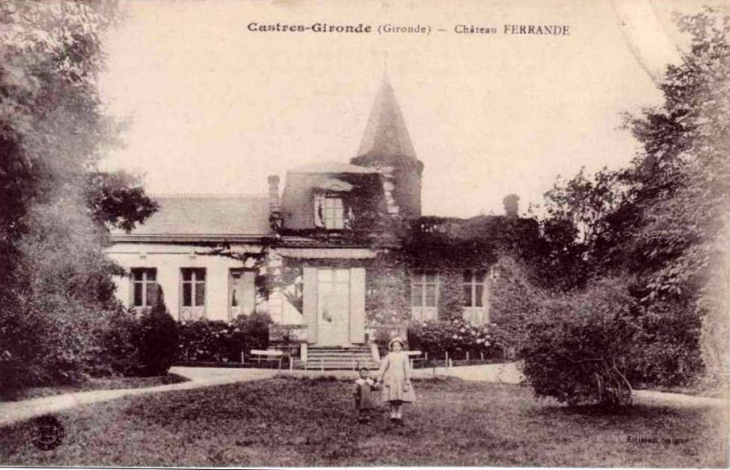 Carte postale ancienne Castres - château Ferrande 2