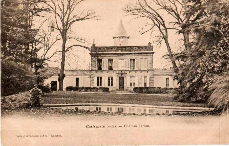 Carte postale ancienne Castres - château Fracau 1