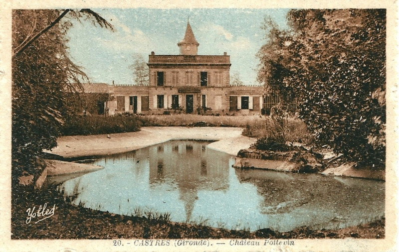 Carte postale ancienne Castres - château Poitevin 4