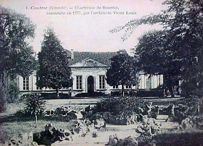 Carte postale ancienne Caudrot - Chartreuse de Bourriot 2