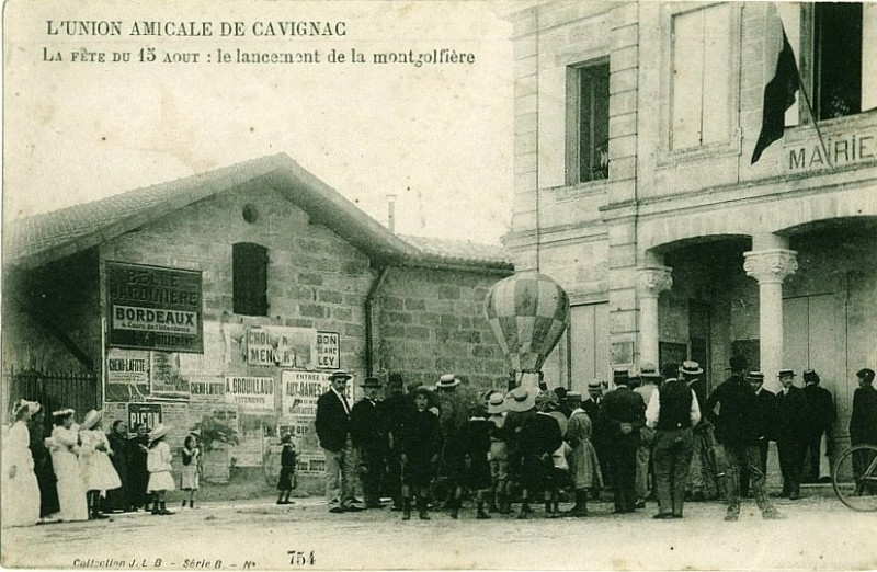 Carte postale ancienne Cavignac - L'Union Amicale 1