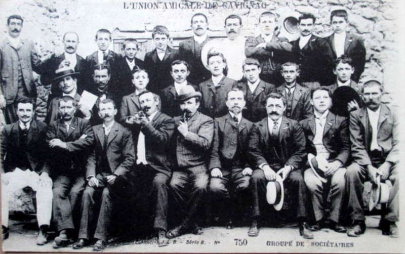 Carte postale ancienne Cavignac - L'Union Amicale 2