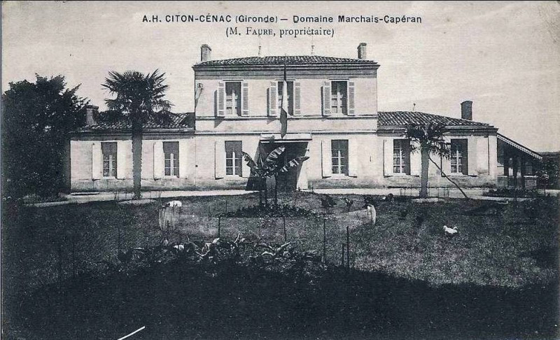 Carte postale ancienne Cénac - domaine Marchais-Capéran