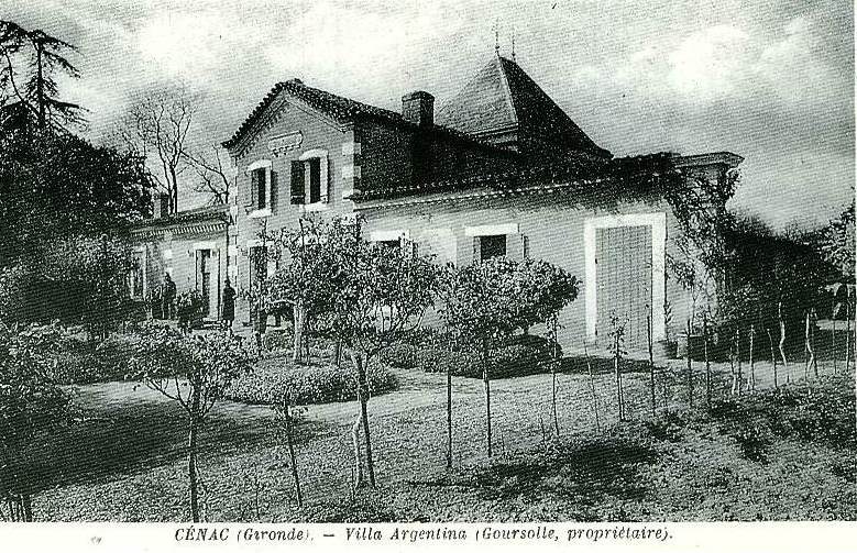 Carte postale ancienne Cénac - villa Argentina