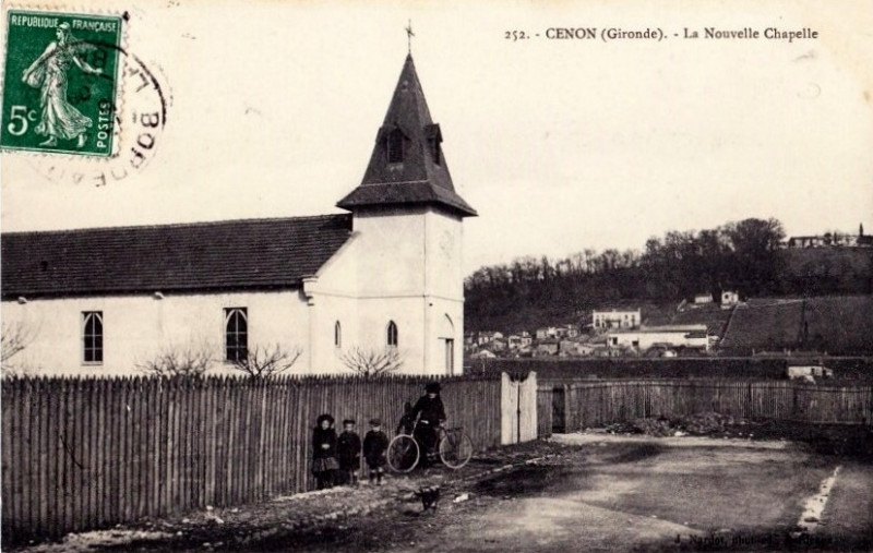 Carte postale ancienne Cenon - chapelle 1