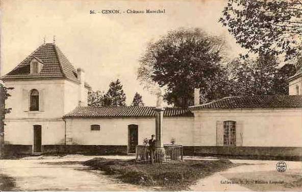 Carte postale ancienne Cenon - château Marechal