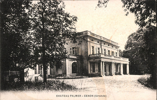 Carte postale ancienne Cenon - château Palmer 1