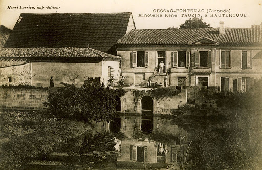 Carte postale ancienne Cessac - Minoterie Tauzan