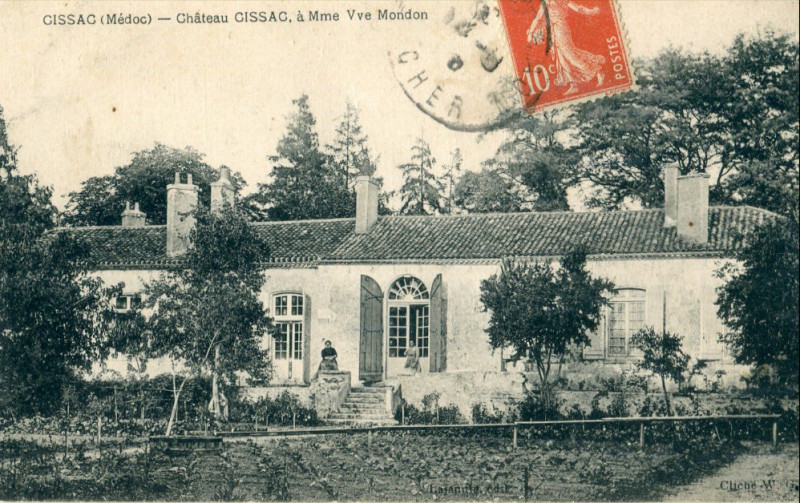 Carte postale ancienne Cissac - château Cissac 1