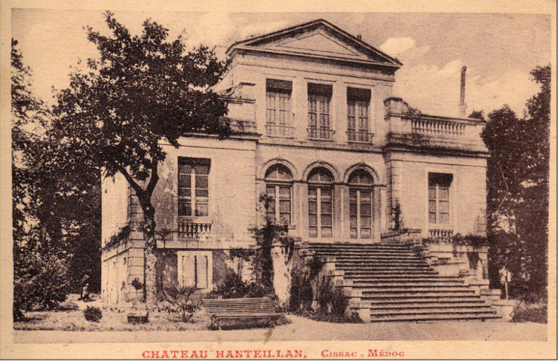 Carte postale ancienne Cissac - château Hanteillan 1