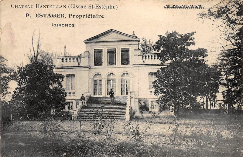 Carte postale ancienne Cissac - château Hanteillan 3