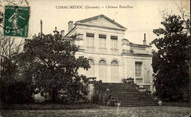 Carte postale ancienne Cissac - château Hanteillan 5