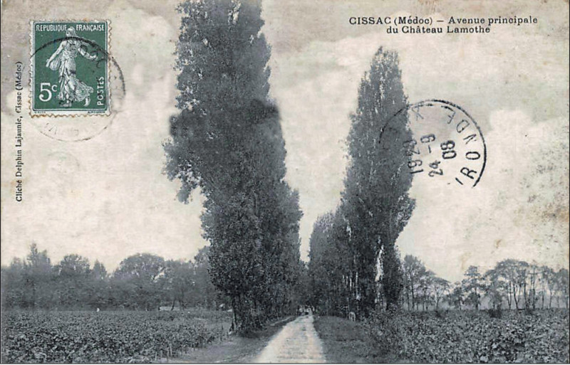 Carte postale ancienne Cissac - château Lamothe 6