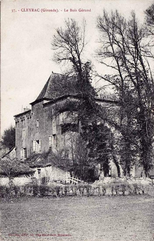 Carte postale ancienne Cleyrac - le bois Gérand