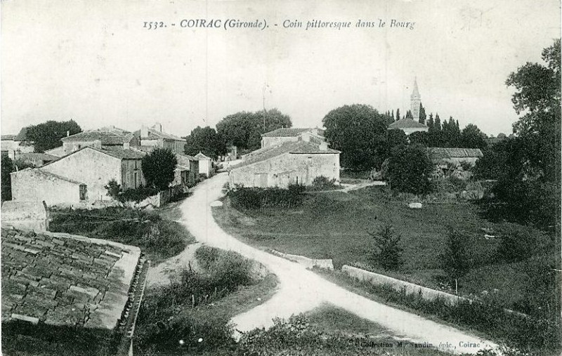 Carte postale ancienne Coirac - bourg 1