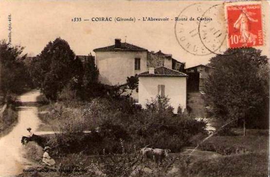 Carte postale ancienne Coirac - bourg 3