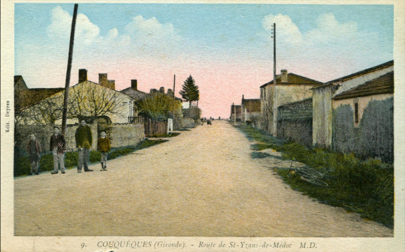 Carte postale ancienne Couquèques - bourg 2