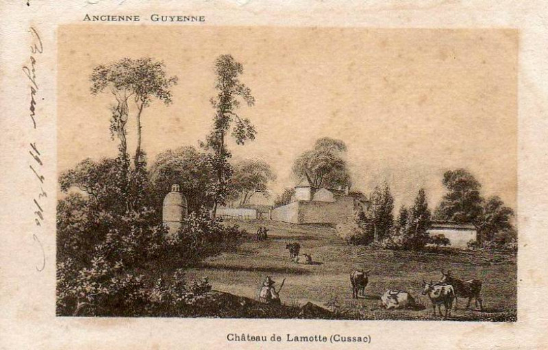 Carte postale ancienne Cussac-Fort-Médoc - château Lamothe 2